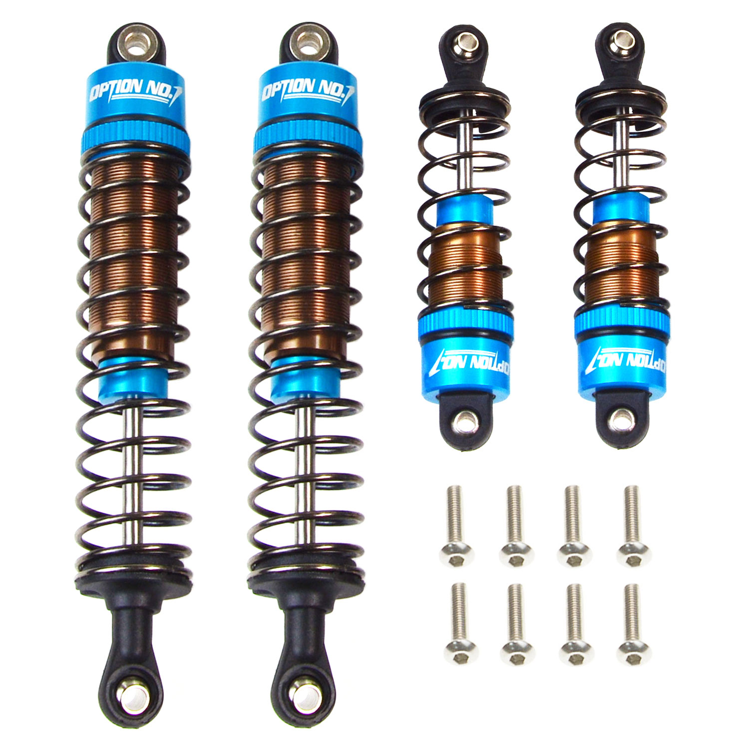 Shock Absorber Rc - Amortiguadores Delanteros/Traseros de Aluminio para Tamiya