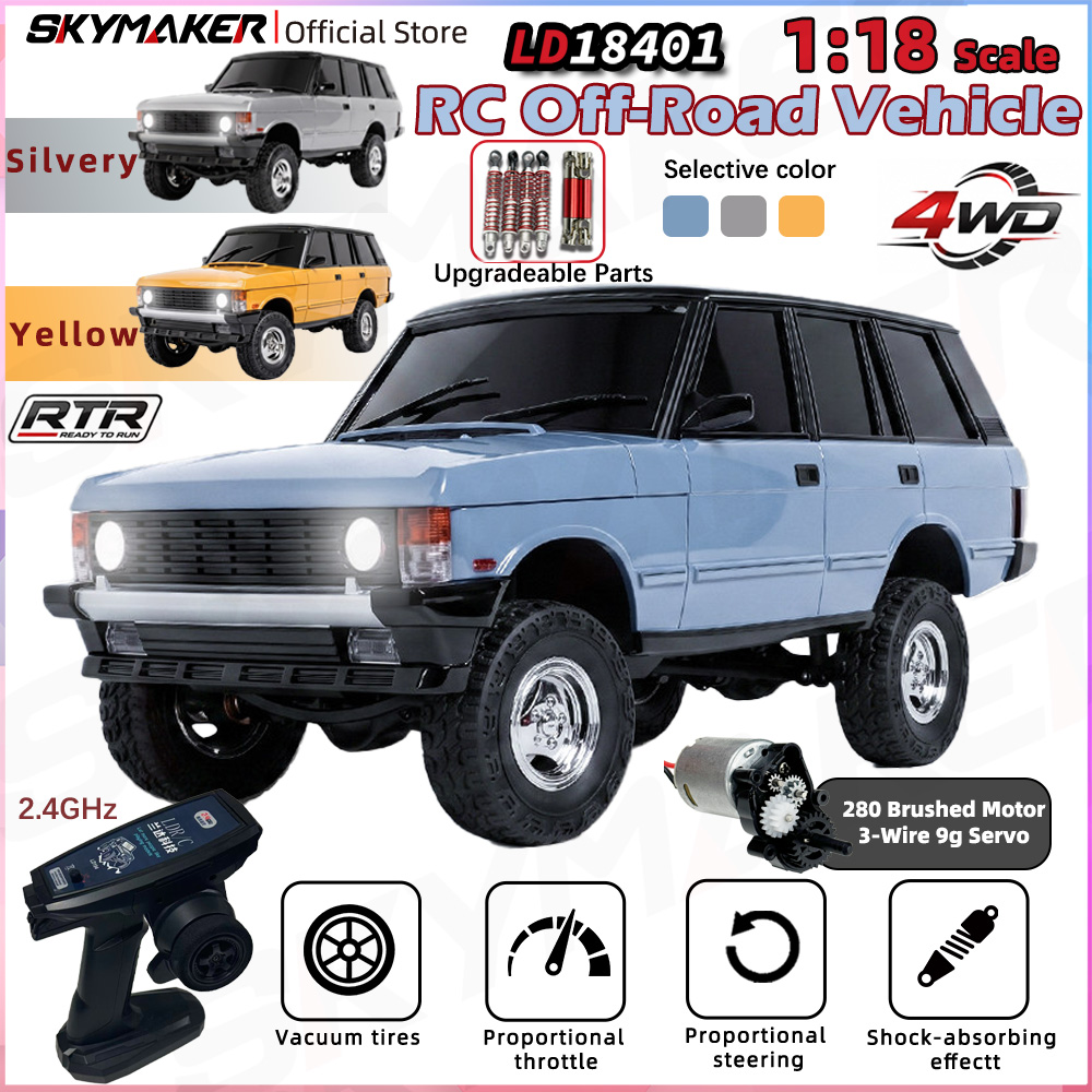 Rc Hobby Pro - LDRC LD18401 Coche RC 1/18 4WD