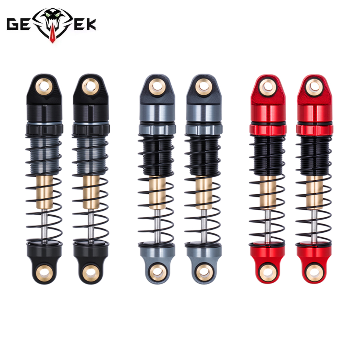 Shock Absorber Rc - 4 Amortiguadores de Aluminio de 28.5mm