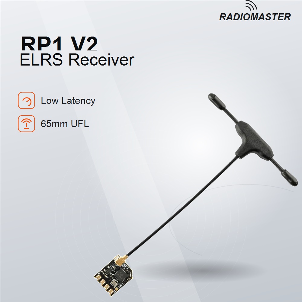 Rc Plane Hobby Zone - RadioMaster RP1 V2 ExpressLRS Receptor Nano