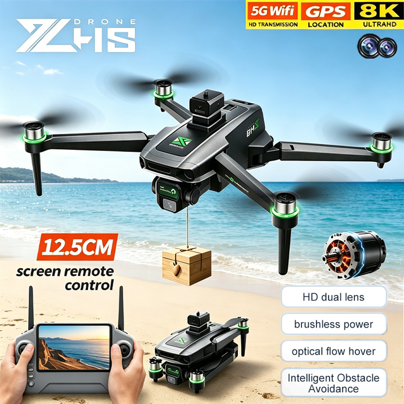 Rc Plane Hobby Zone - Minidron Profesional ZH8 con Control Remoto,