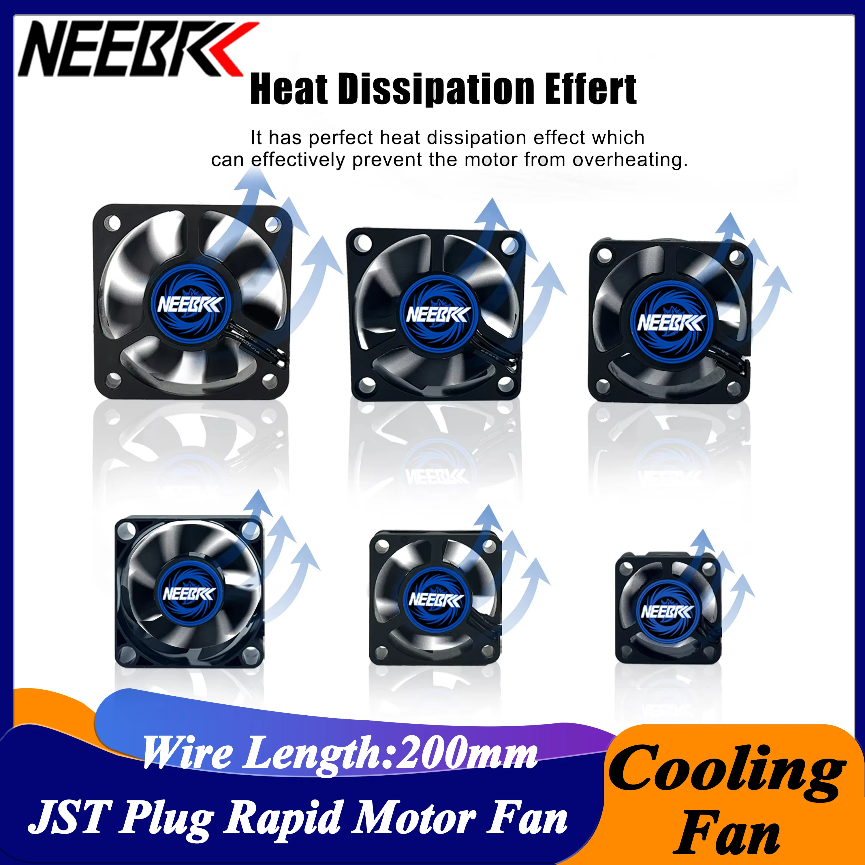 Brushless Motor 3650 - NEEBRC ventilador de refrigeración disipador de