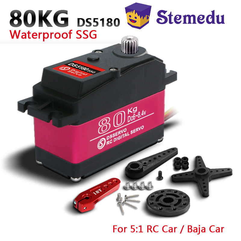 Rc Hobby Products - Dsservo impermeable DS5180 80KG Torque de