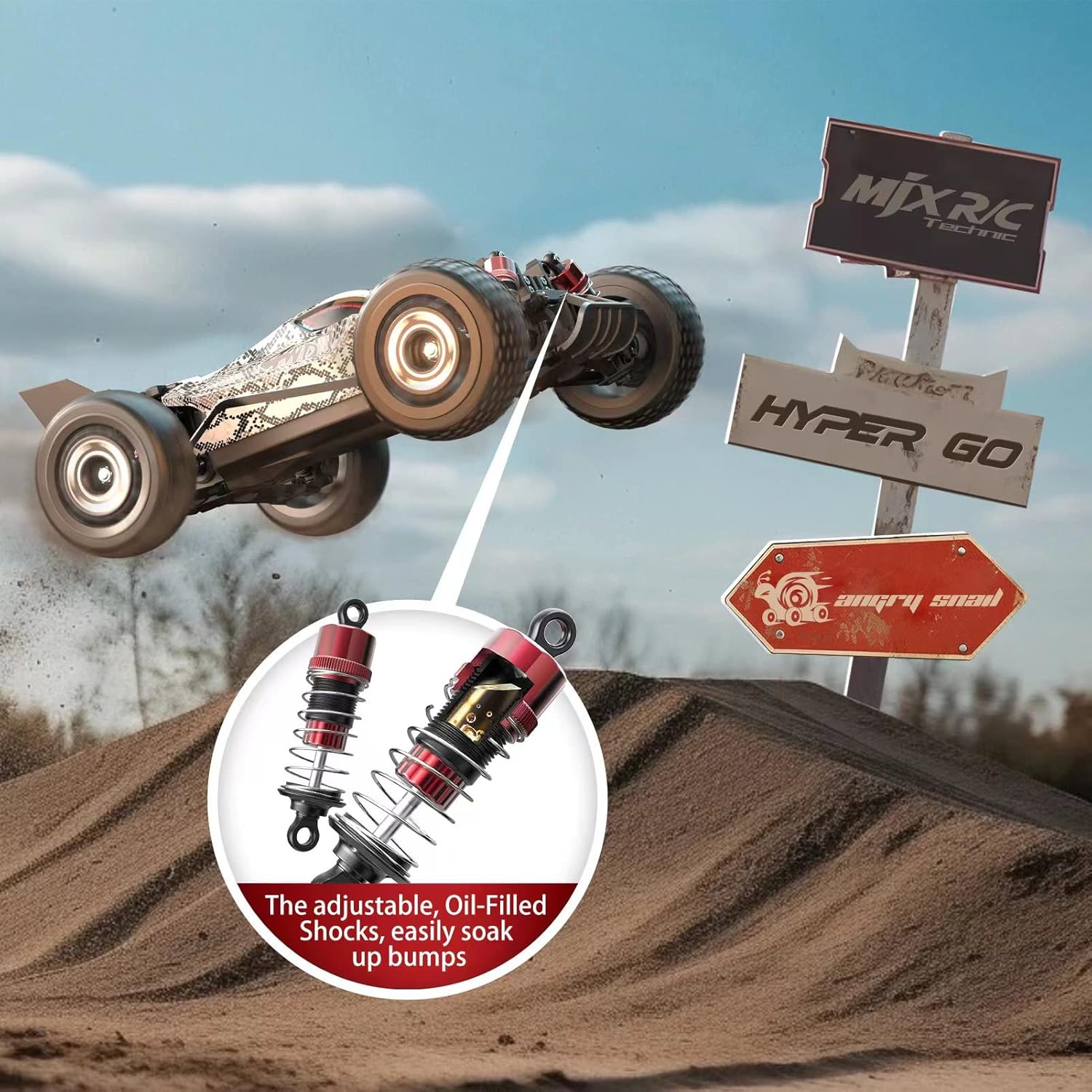 Buggy RC sin escobillas a esca - Rc Hobby Grade Truck reseña y precio