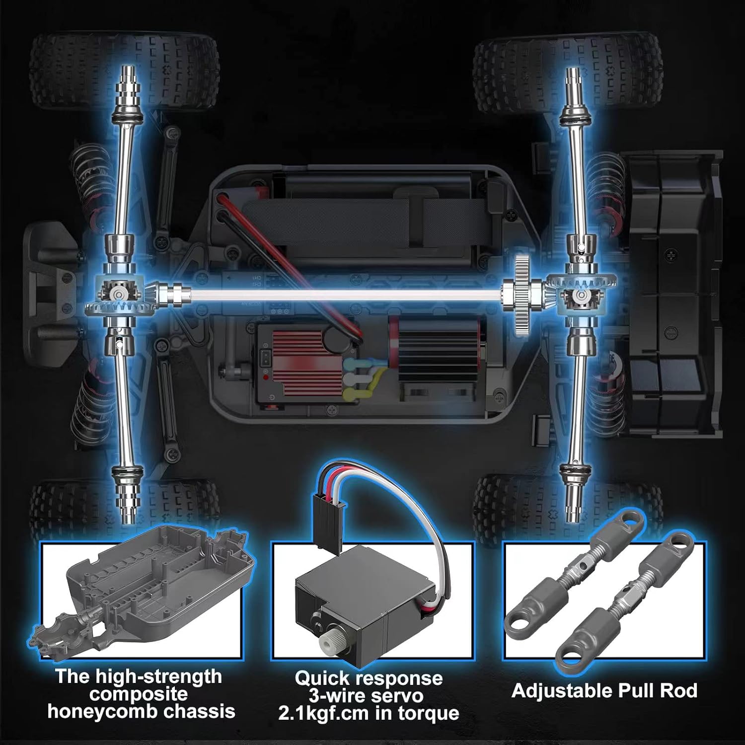 Buggy RC sin escobillas a esca - Rc Hobby Grade Truck reseña y precio