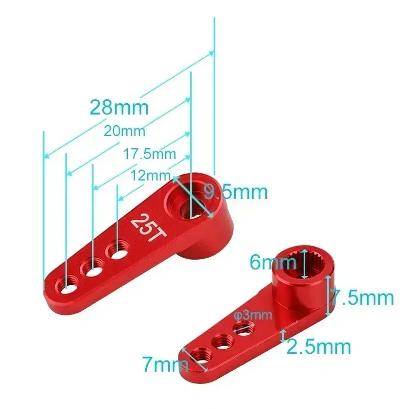 NEEBRC 25T Servo brazo de Meta - Rc Hobby Products reseña y precio