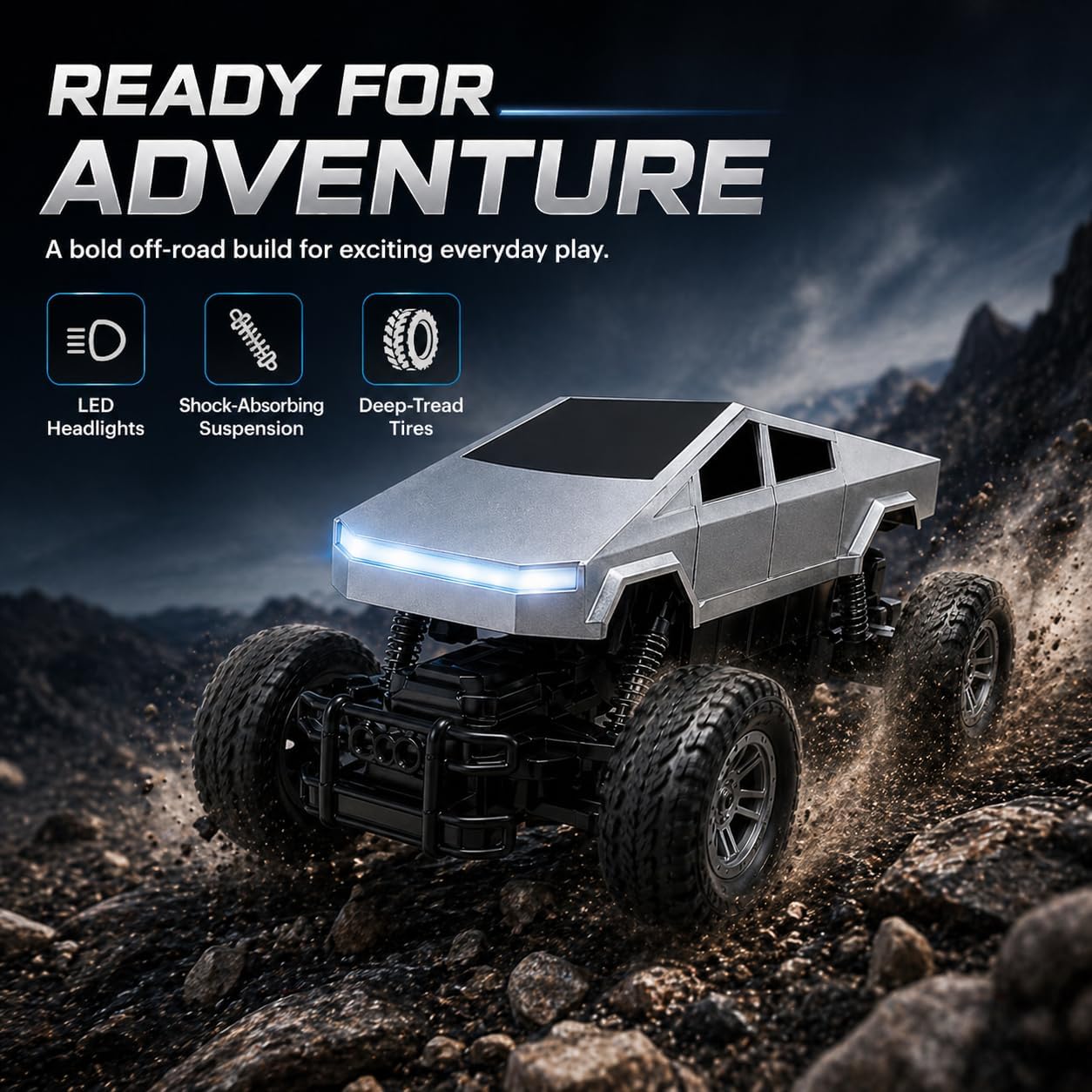 Coche RC 1:18, Camioneta a Con - Rc Hobby Grade Truck reseña y precio