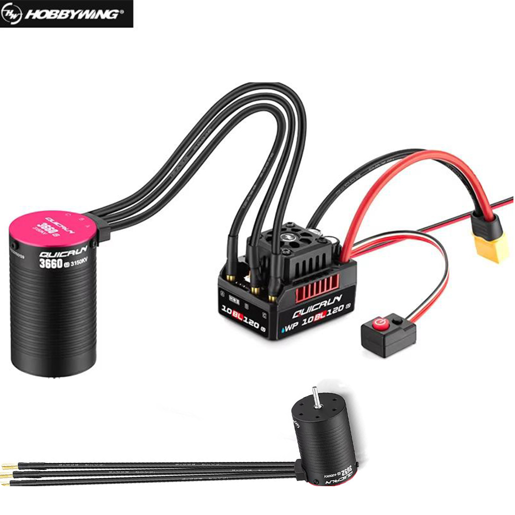 HobbyWing QuicRun WP 10BL120 G - Brushless Motor 3650 reseña y precio