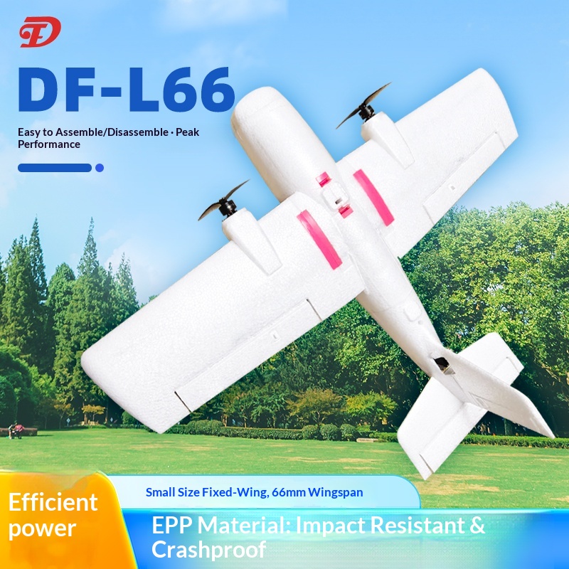 Avión RC de espuma EPP L66 660 - Rc Plane Hobby Zone reseña y precio