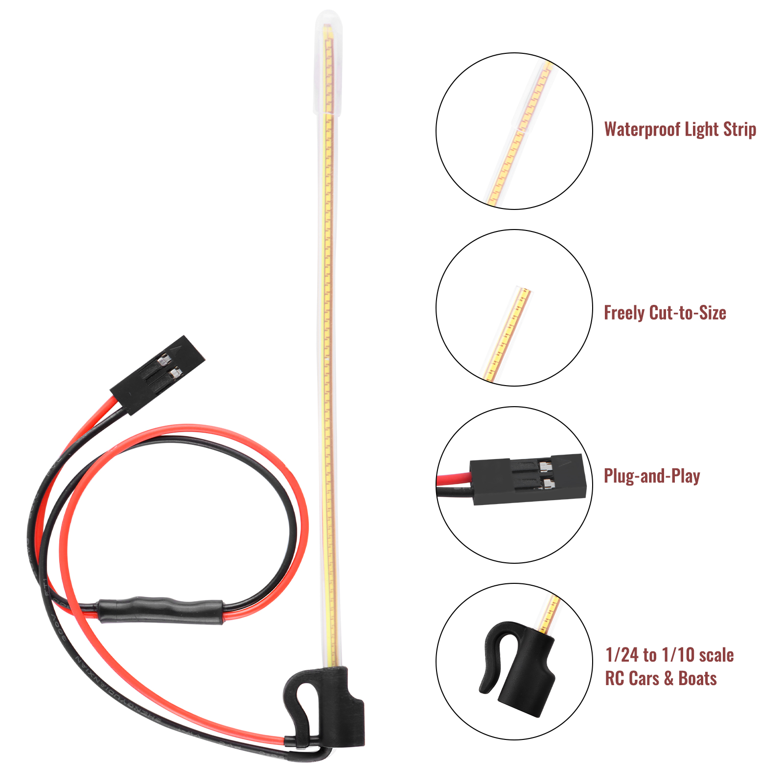 ModRax 2 Luces LED para Antena - Yunshen Rc Hobby reseña y precio
