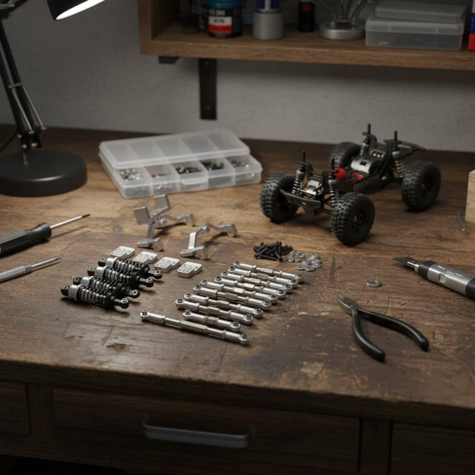 Piezas de rendimiento WPL C24, - Shock Absorber Rc reseña y precio