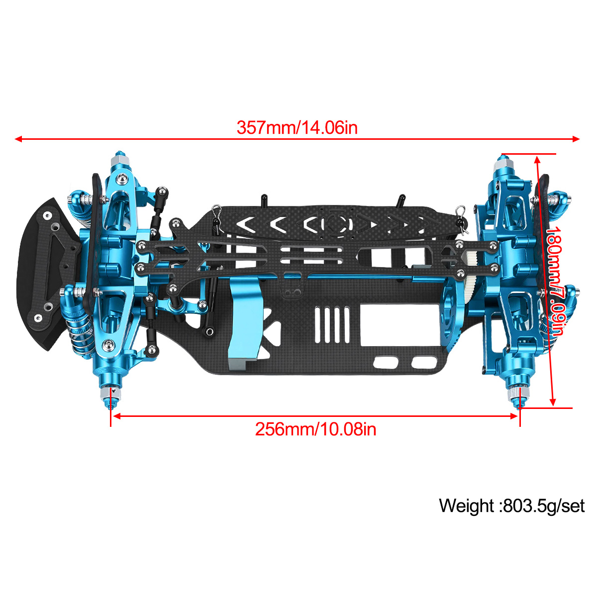 Kit de Chasis de Aluminio y Fi - Shock Absorber Rc reseña y precio