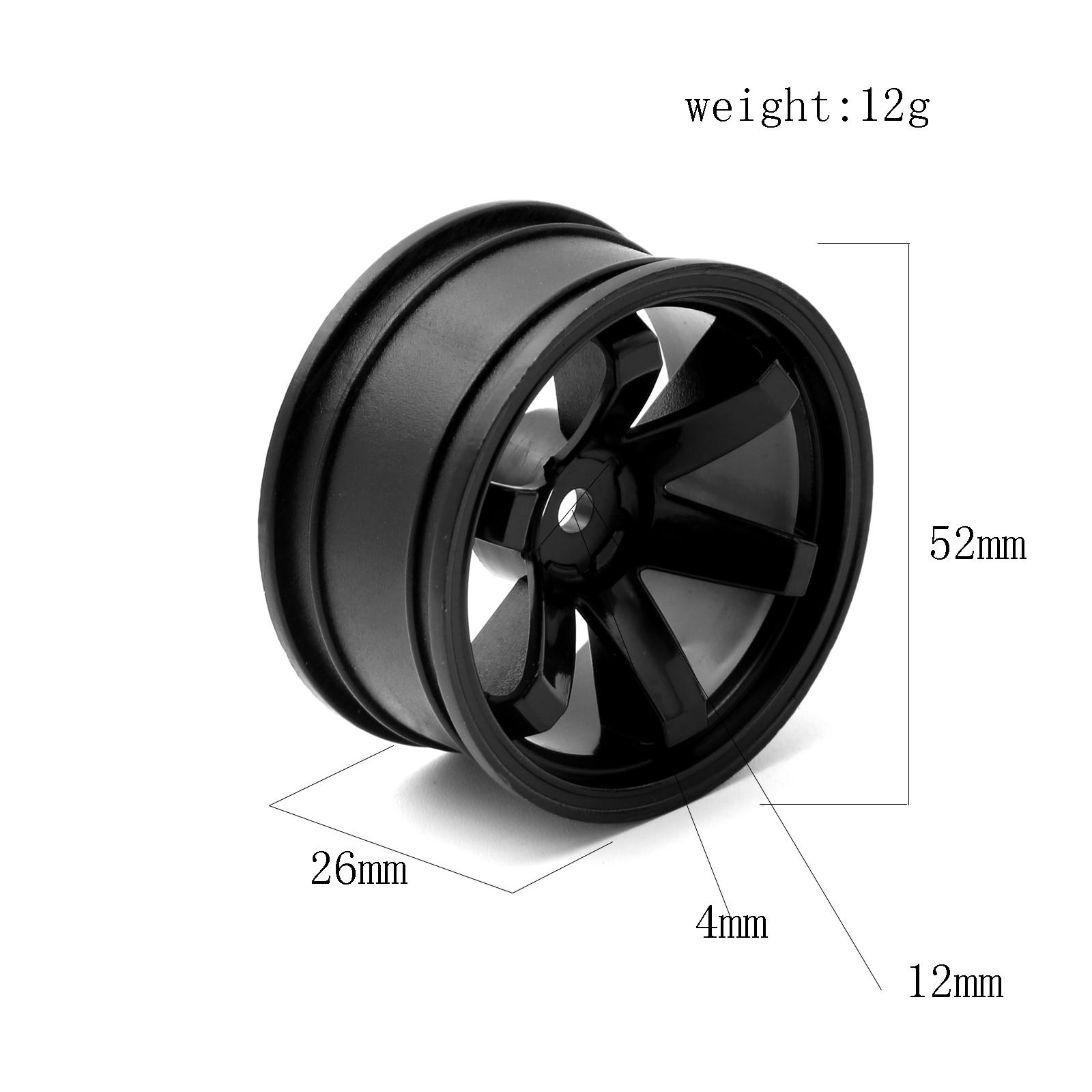 4 Uds cubo de rueda de plástic - Rc Hobby Products reseña y precio