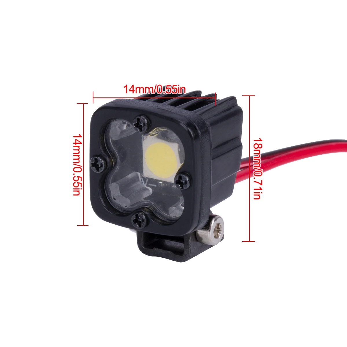 RC Car Square Bright LED luces - Yunshen Rc Hobby reseña y precio
