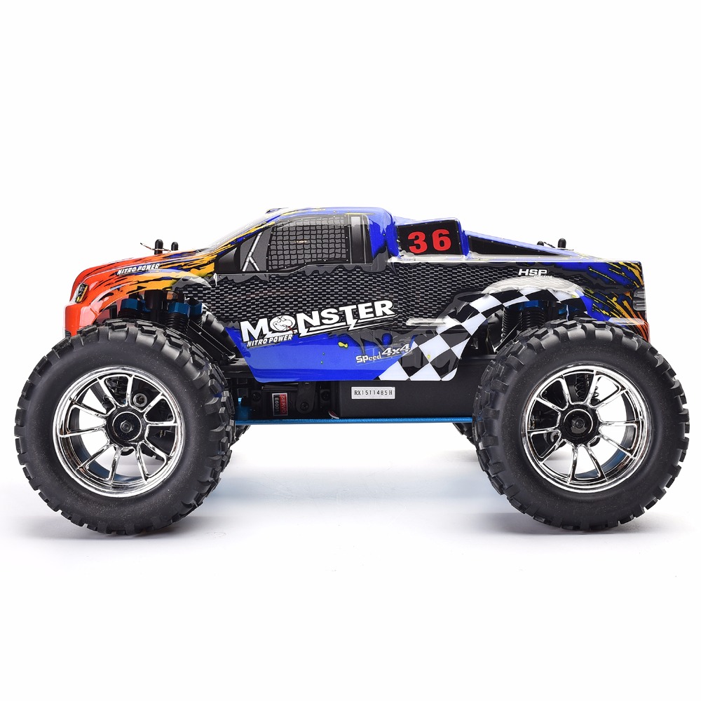 HSP RC camión escala 1:10 Nitr - Rc Hobby Grade Truck reseña y precio