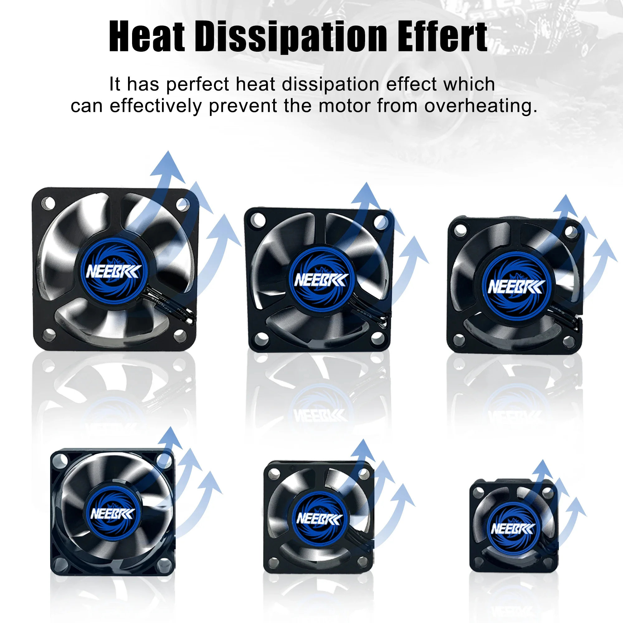 NEEBRC ventilador de refrigera - Brushless Motor 3650 reseña y precio